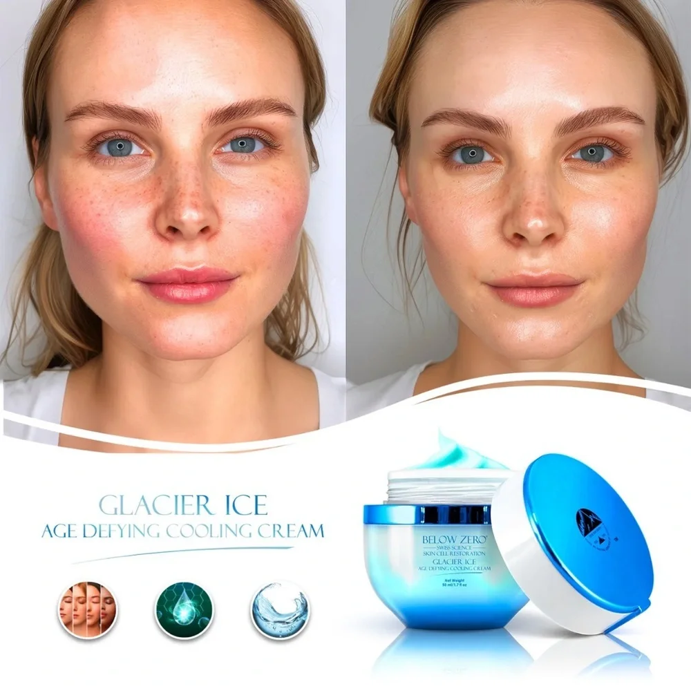 Below Zero Swiss‎ Glacier Ice Age Defying Cooling Cream 50ml | Luxury Anti-Aging